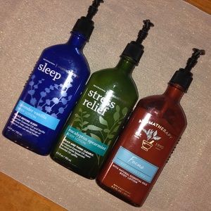 Set of 3 bath and body works (glass bottle) lotion